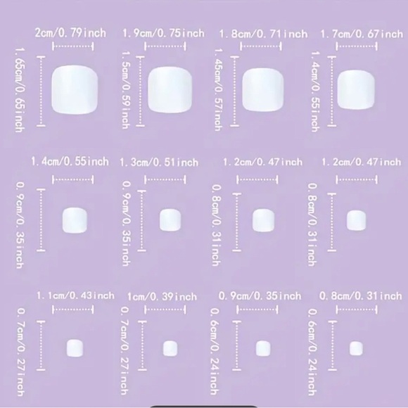 24pcs Sparkling Golden Glitter Flower Press On Toenails with Rhinestone - Picture 4 of 4